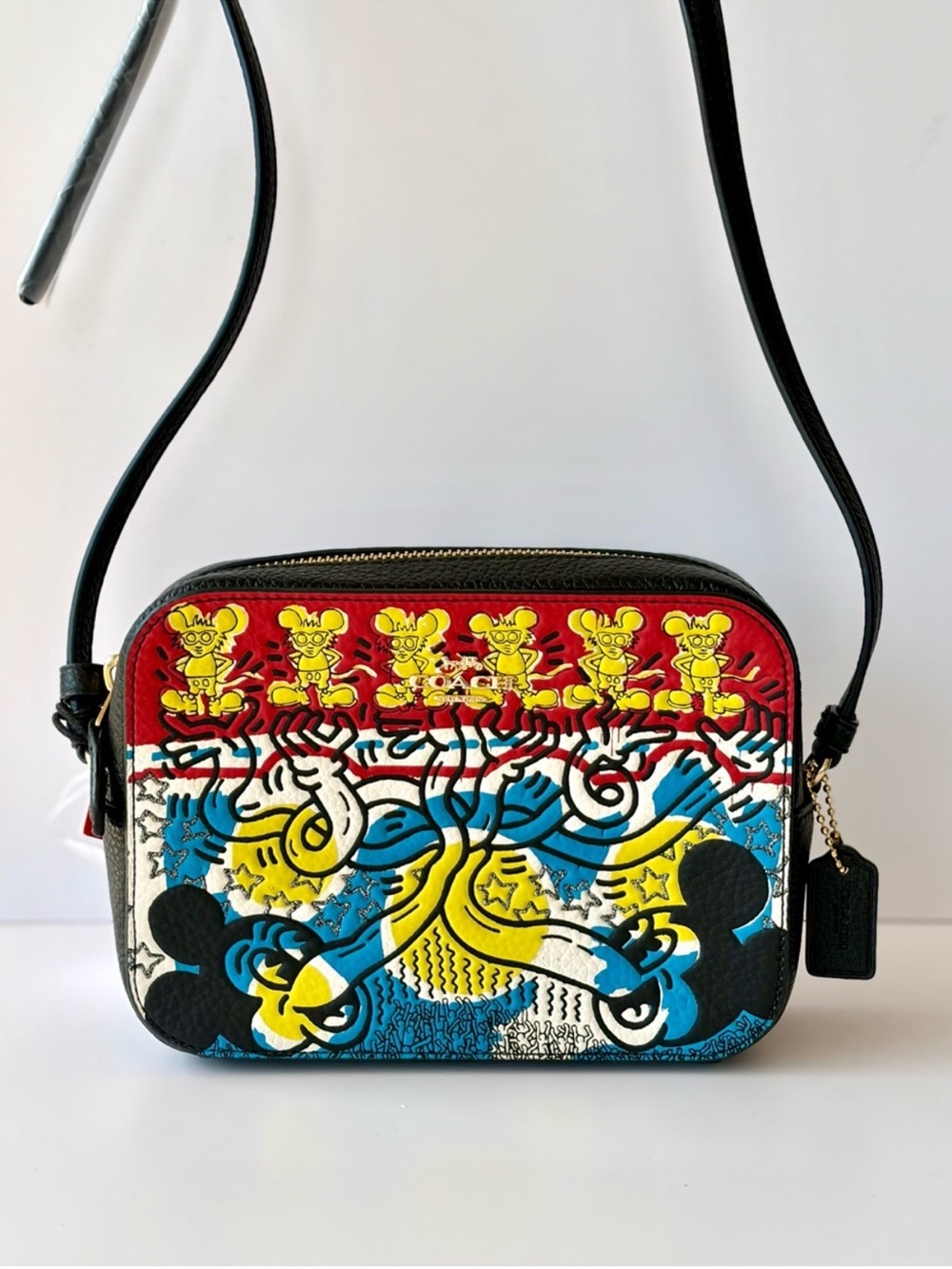 Coach Disney Mickey Mouse X
Keith Haring Mini Camera
Crossbody Bag NWT - Picture 3 of 16